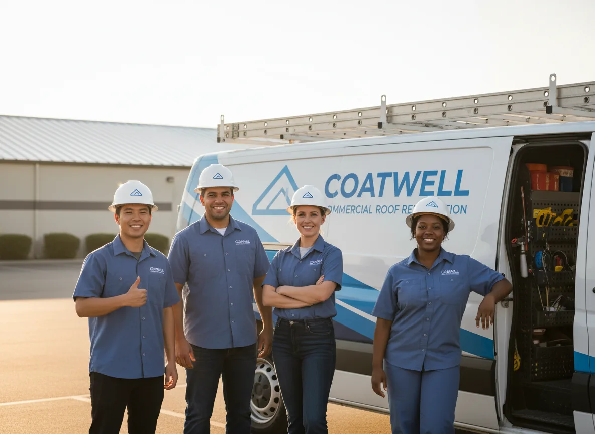 Commercial roof coating company in Hawley, PA